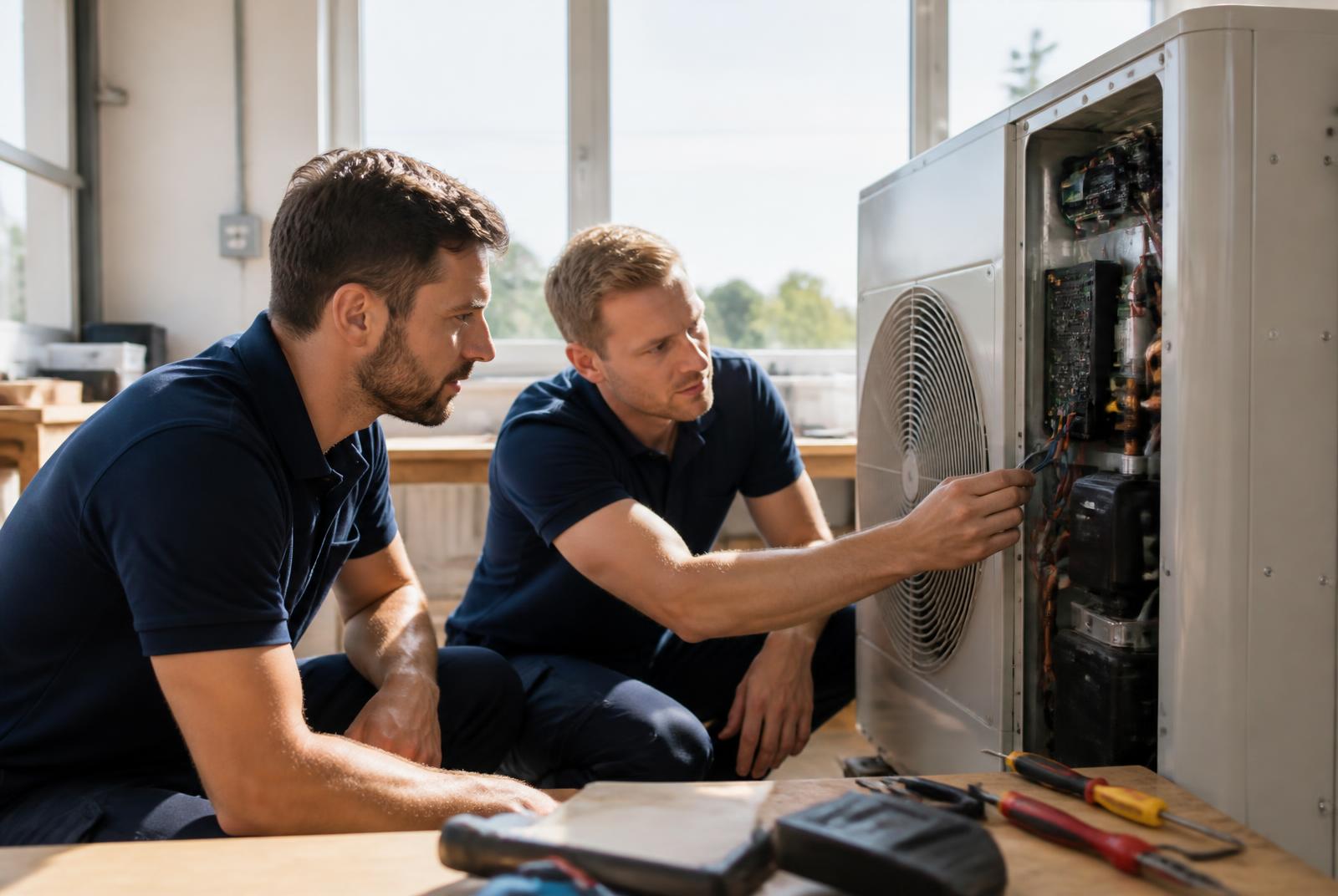 Praxisausbildung an Wärmepumpen- und Speichertechnik bei SE Energiekonzepte