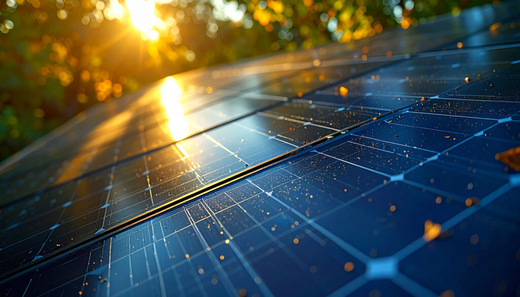 Verschattung von Solarmodulen
