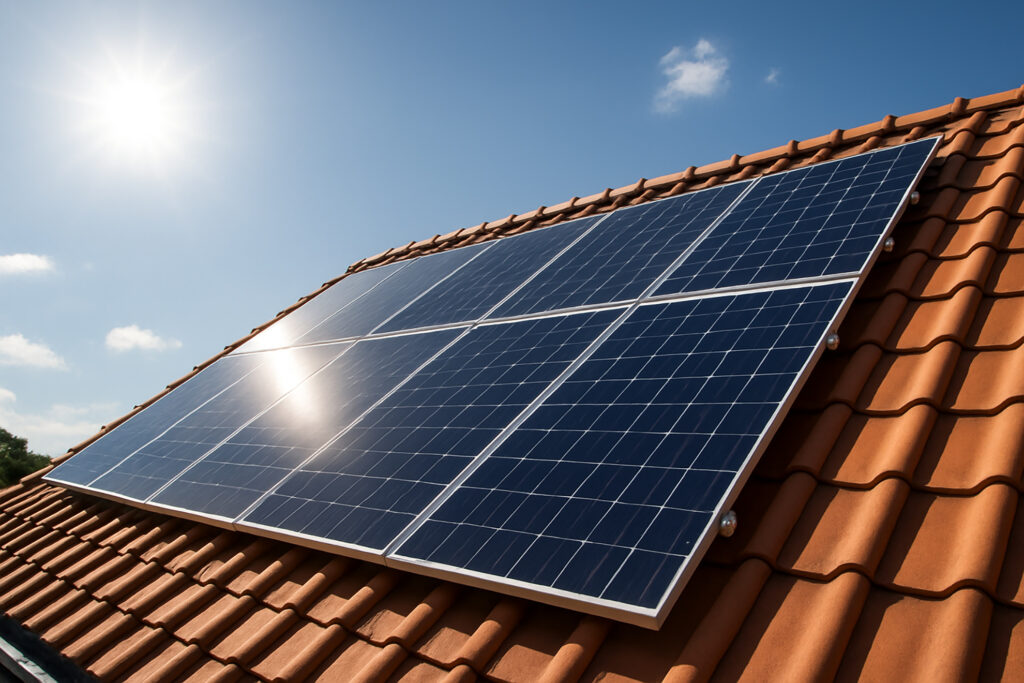 Ausrichtung von Solarmodulen